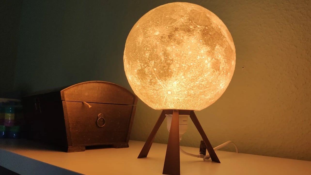 Printed moon lamp hot sale