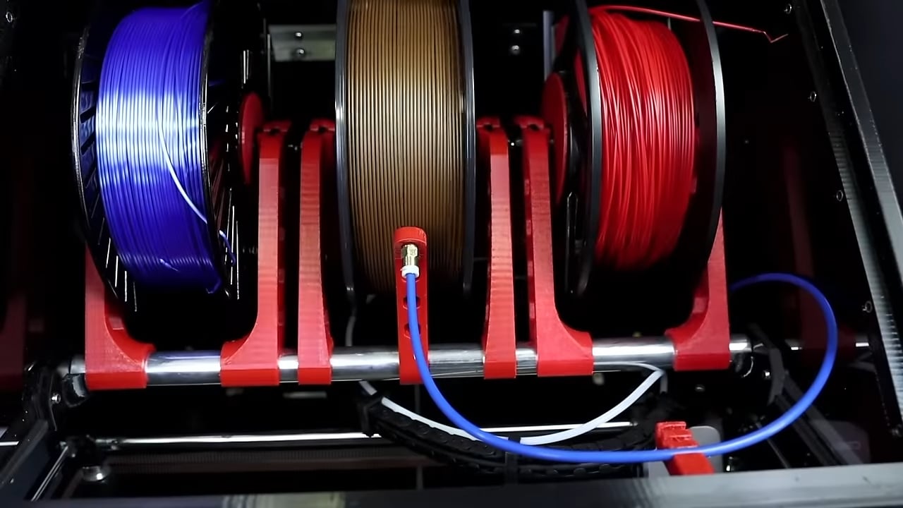 This mod brings a 'multifilament system’ to the Creality K1 Max All3DP