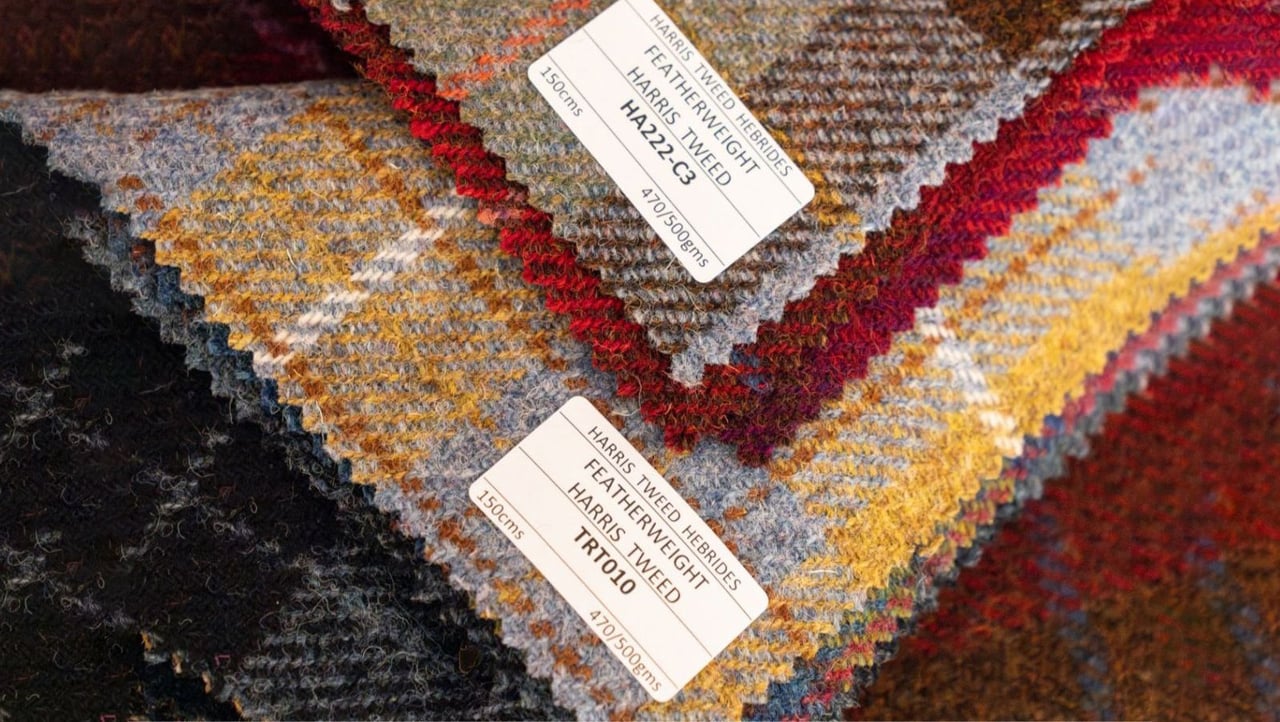 ア*場様 DIRK BIKKEMBERGS x Harris Tweed 変形ジ Men's Signature 1965 Wool Stag Jacket, Harris Tweed