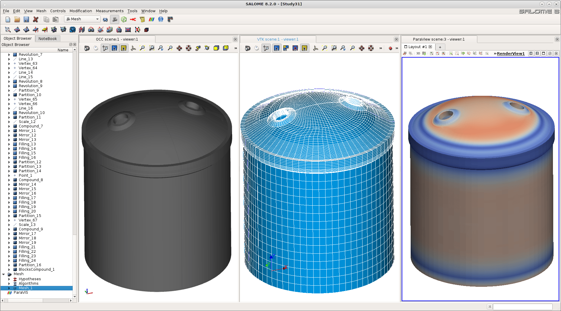 Salome is a free, open source parametric modeler with a suite of fun additional tools