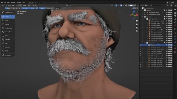 Male face - Finished Projects - Blender Artists Community