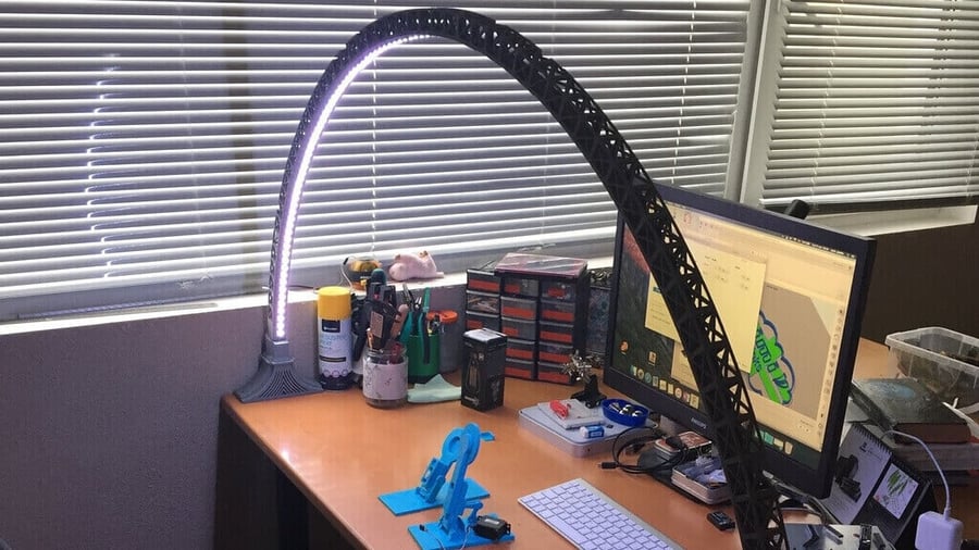 3D Print an LED Bridge Lamp in Art Deco Style All3DP