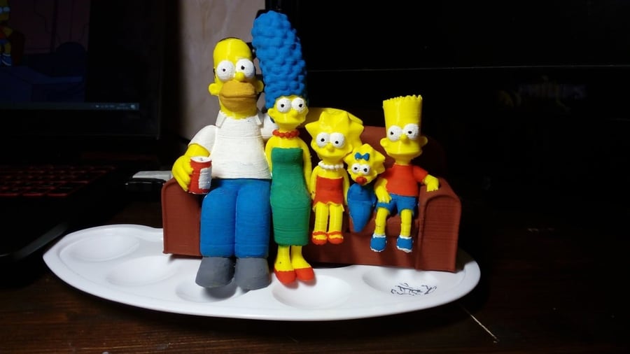Simpsons 3D Prints: 15 Great 3D Models for Fans