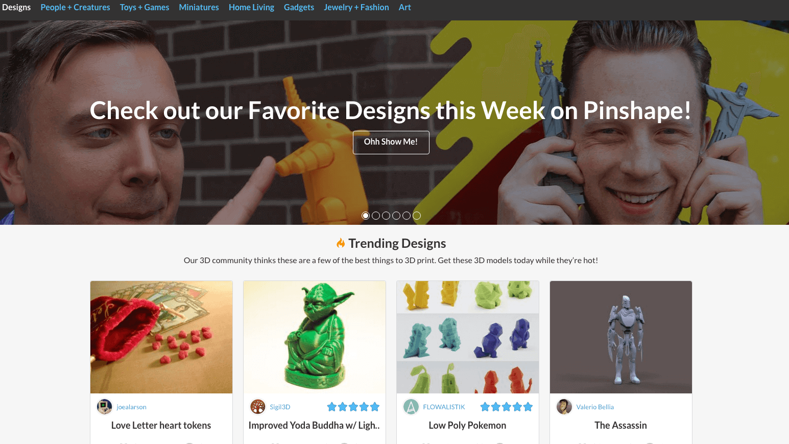 Pinshape | all3dp