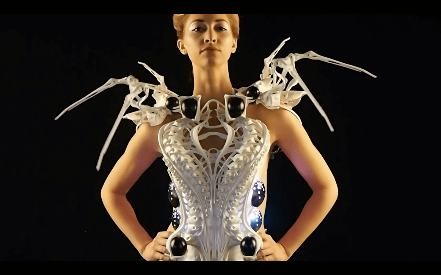 Space-Inspired 3D Printed Vortex Dress Is From Another Planet
