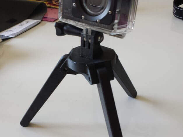 nyse Plateau Genveje 3D Printed Foldable Camera Tripod for Gopro/SJCAM | All3DP