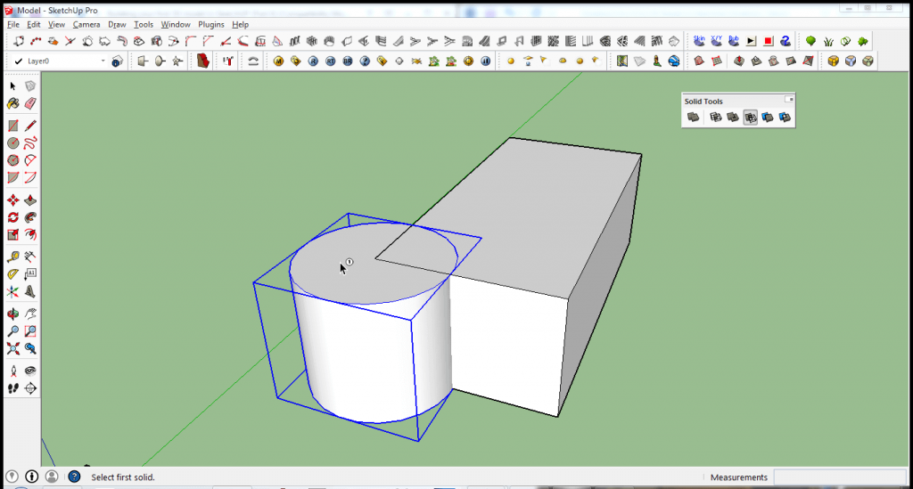 Image 5. Click the cylinder box first