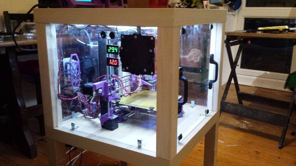 Build Your 3d Printer Enclosure From Upcycled Ikea Furniture All3dp