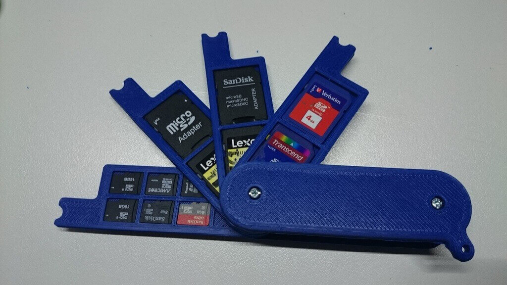 12 Awesome Diy Sd Card Holders Sd Card Cases To 3d Print All3dp.
