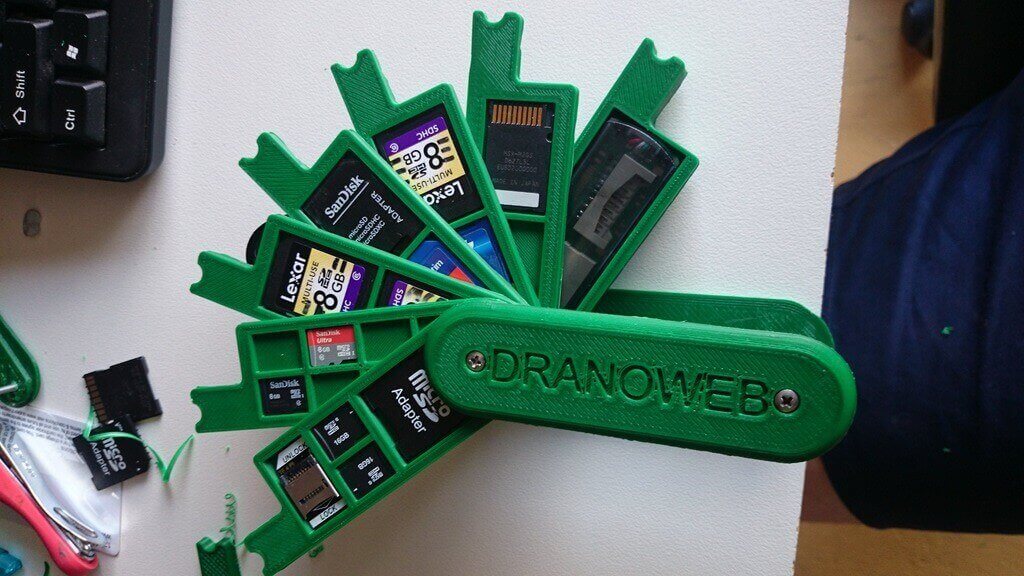 12 Awesome DIY SD Card Holders & SD Card Cases to 3D Print