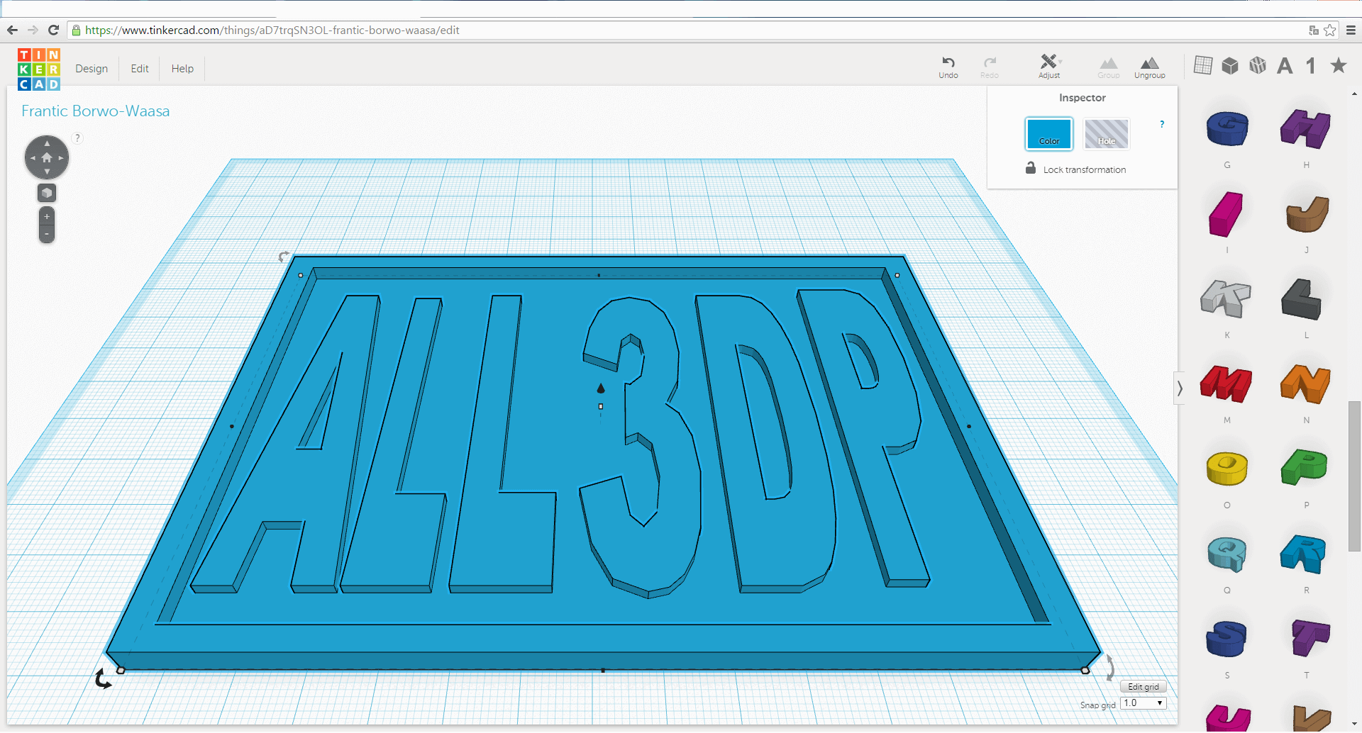 How To 3d Print A Name Using Tinkercad All3dp