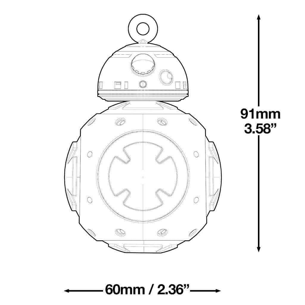 3D Print your Star Wars BB-8 Christmas Decorations