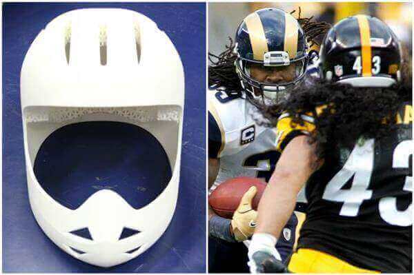 NFL's Safest Helmets Absorb Impact With 3D Printing Instead Of Foam