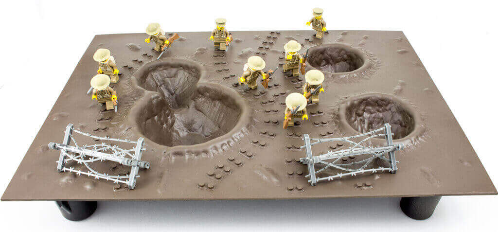 Minifig Battlefields recreate WWI Trenches with LEGO and 3D Printing ...