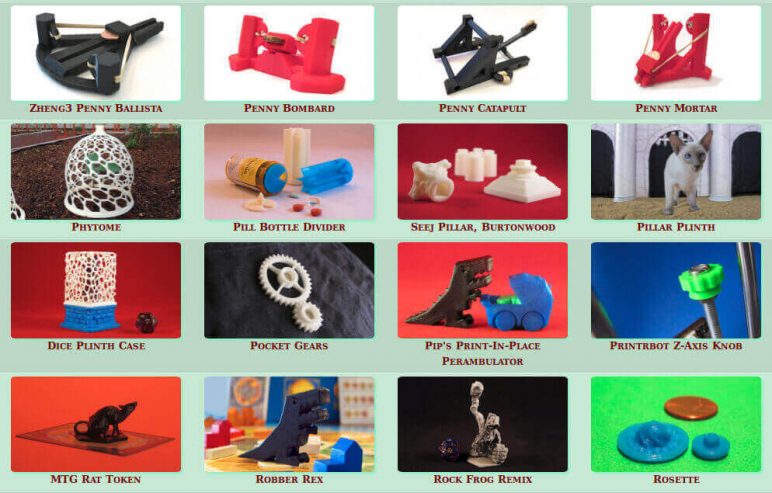 websites with 3d print files free stl