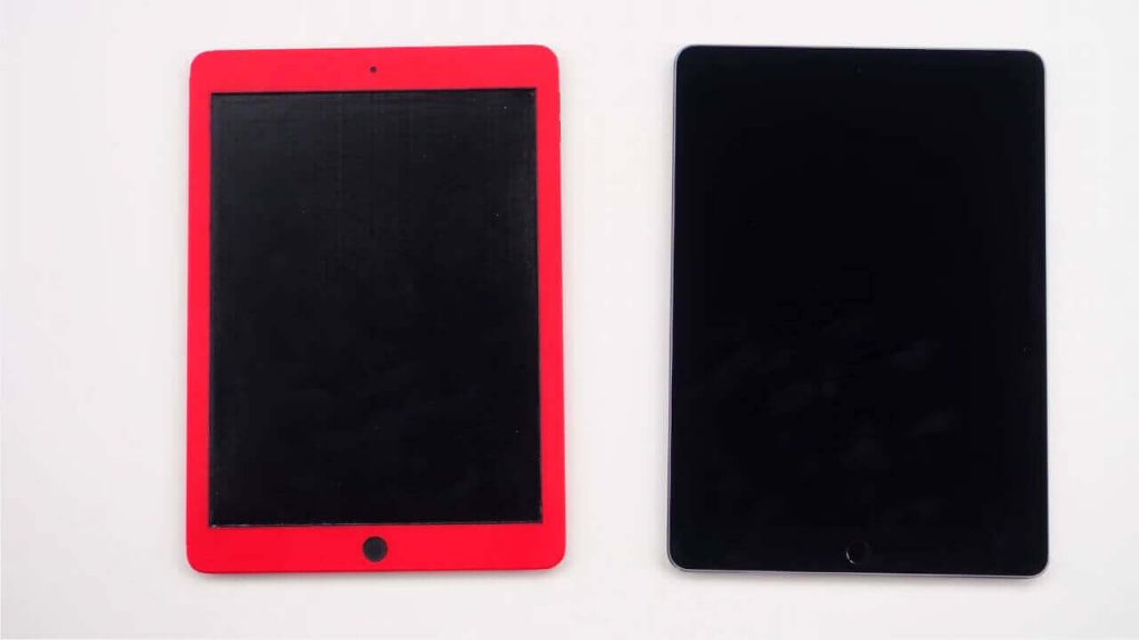 Preview the New iPad with a 3D Printed Dummy All3DP