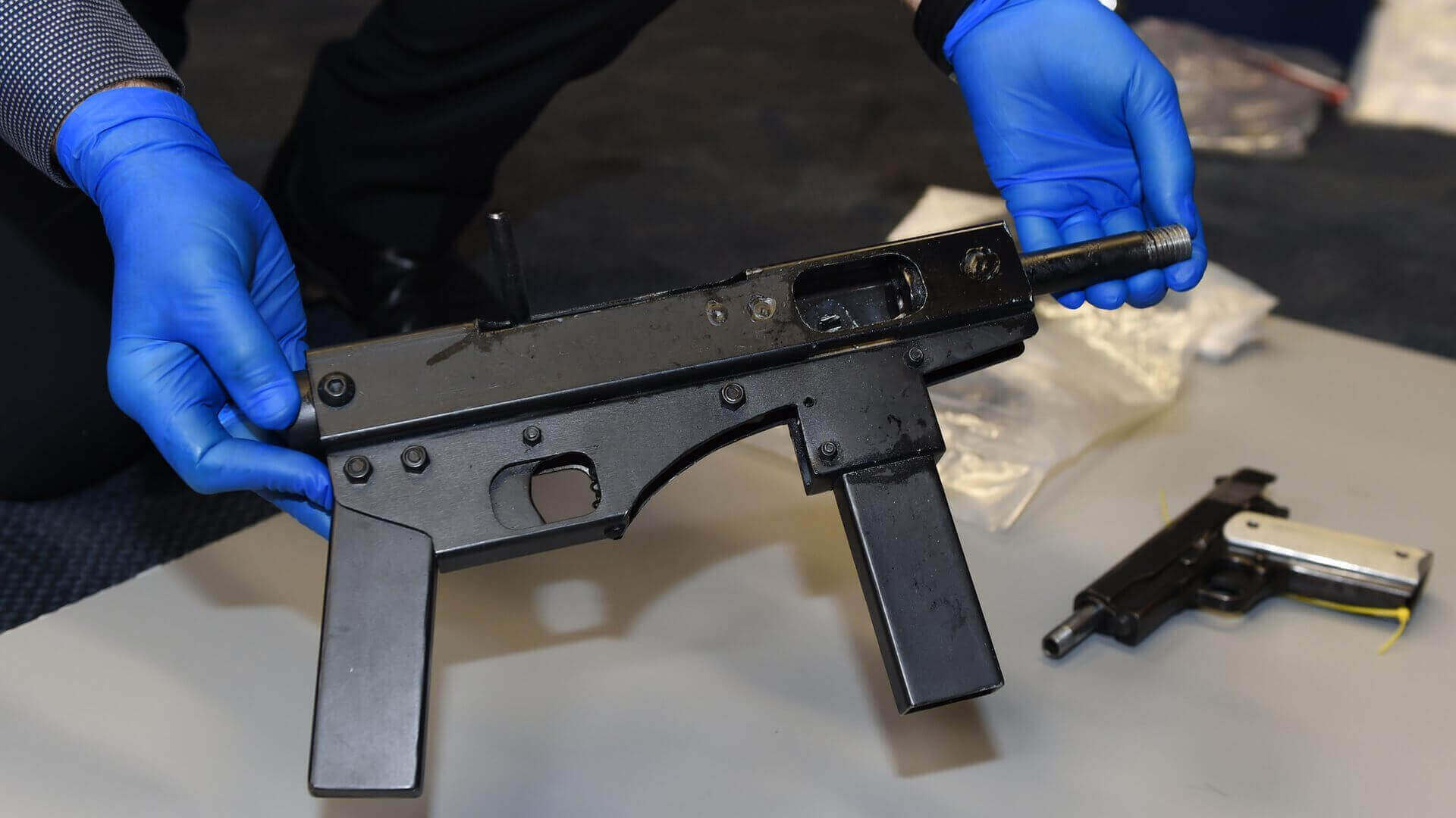 3D Printed Submachine Guns Found in Drug Raids in Australia All3DP