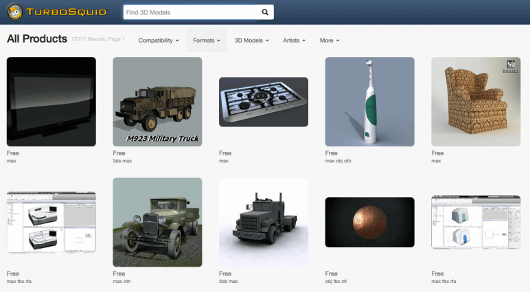 3ds Max Models Free Download Sites