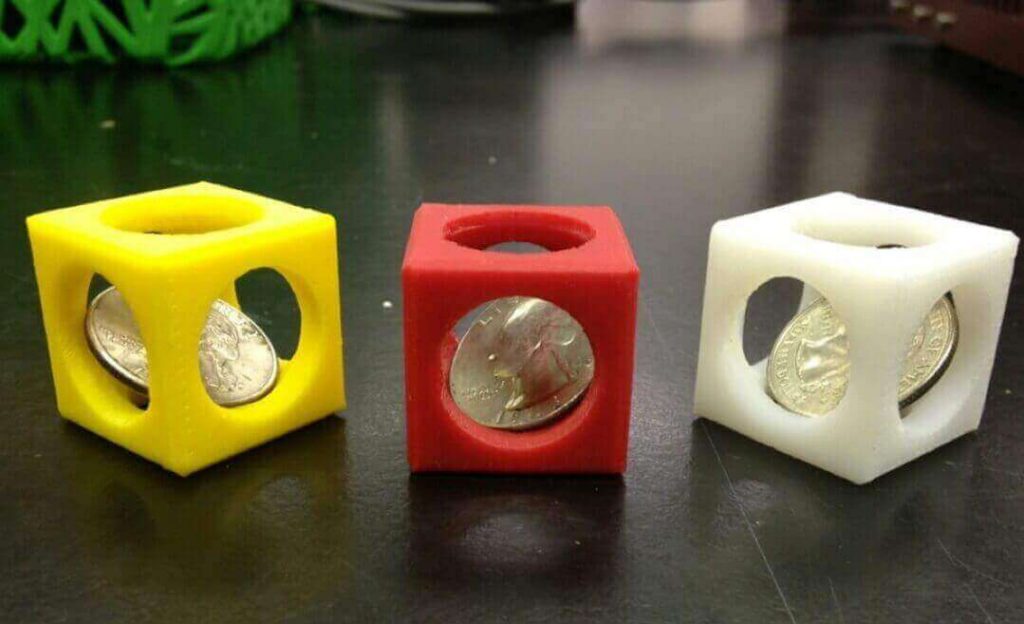 3D printed quarter coin traps