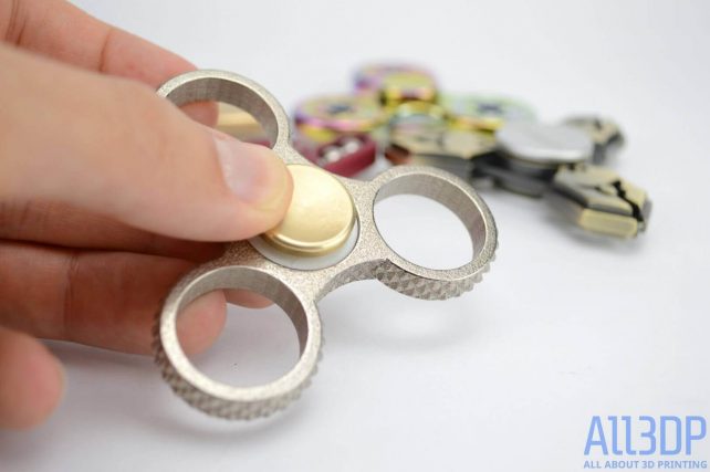 metal cog fidget spinner