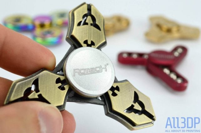 metal cog fidget spinner