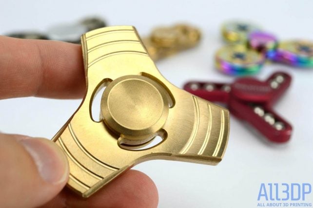 metal cog fidget spinner