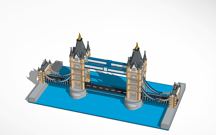 Tinkercad Design Ideas   04 London Bridge 