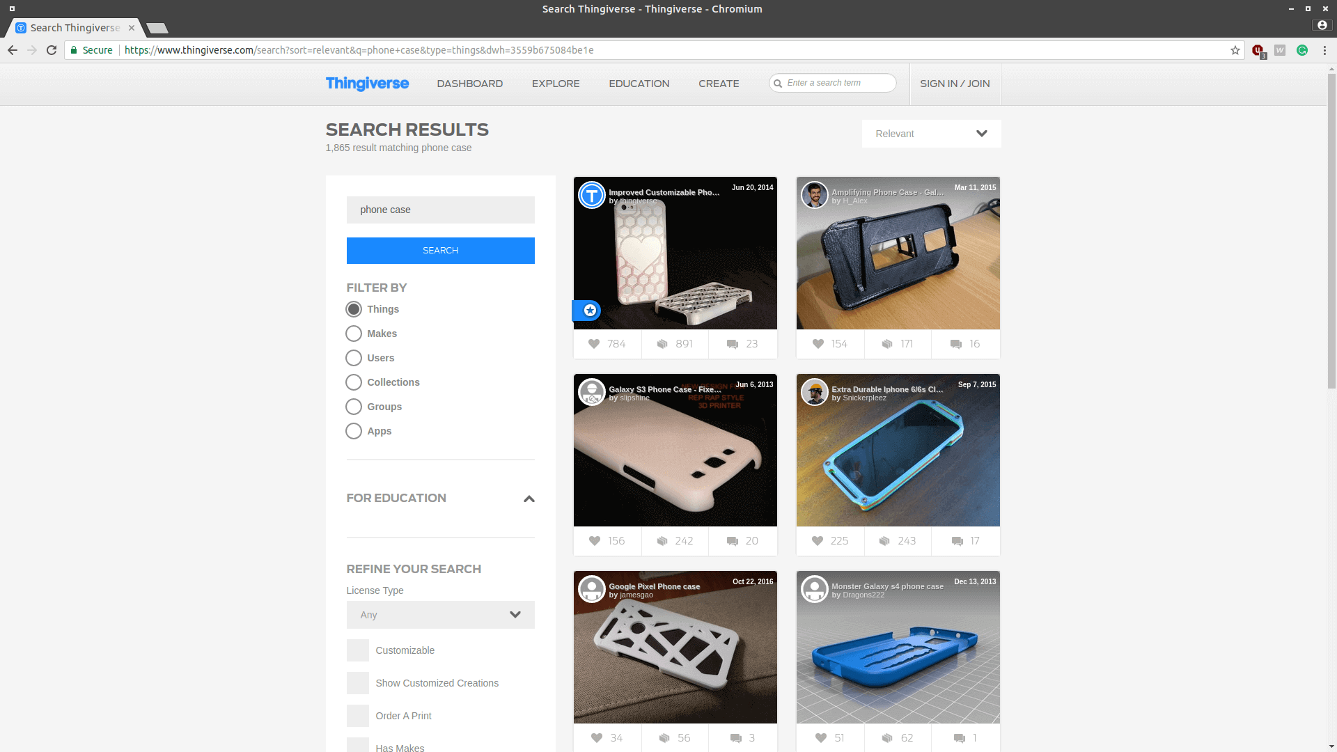Thingiverse is the biggest repository of STL files