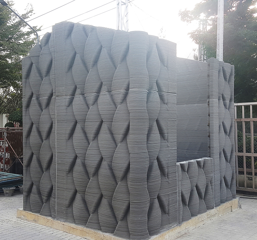 3D Concrete Printing News  . 1.0 X 0.5 X 0.5 M.