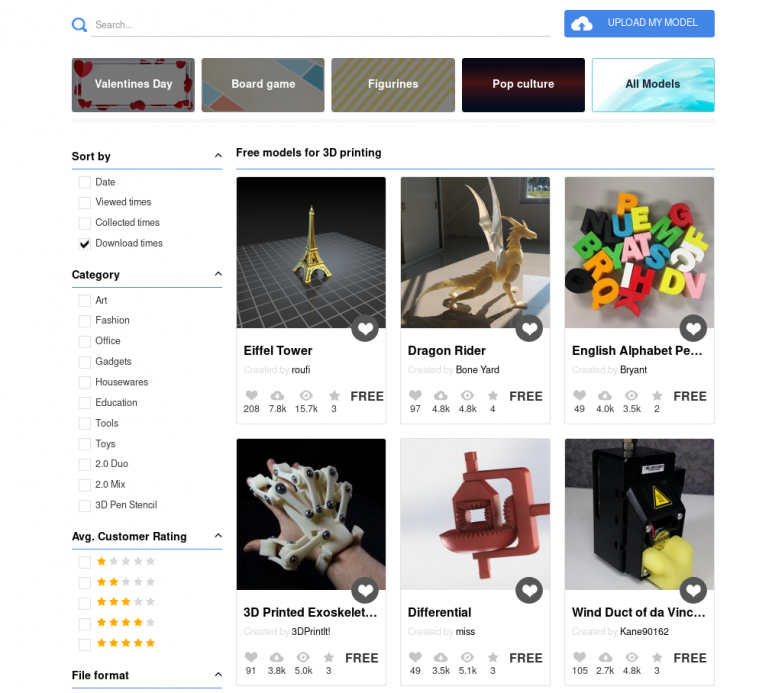 Where To Get Free 3d Print Files Usbdarelo