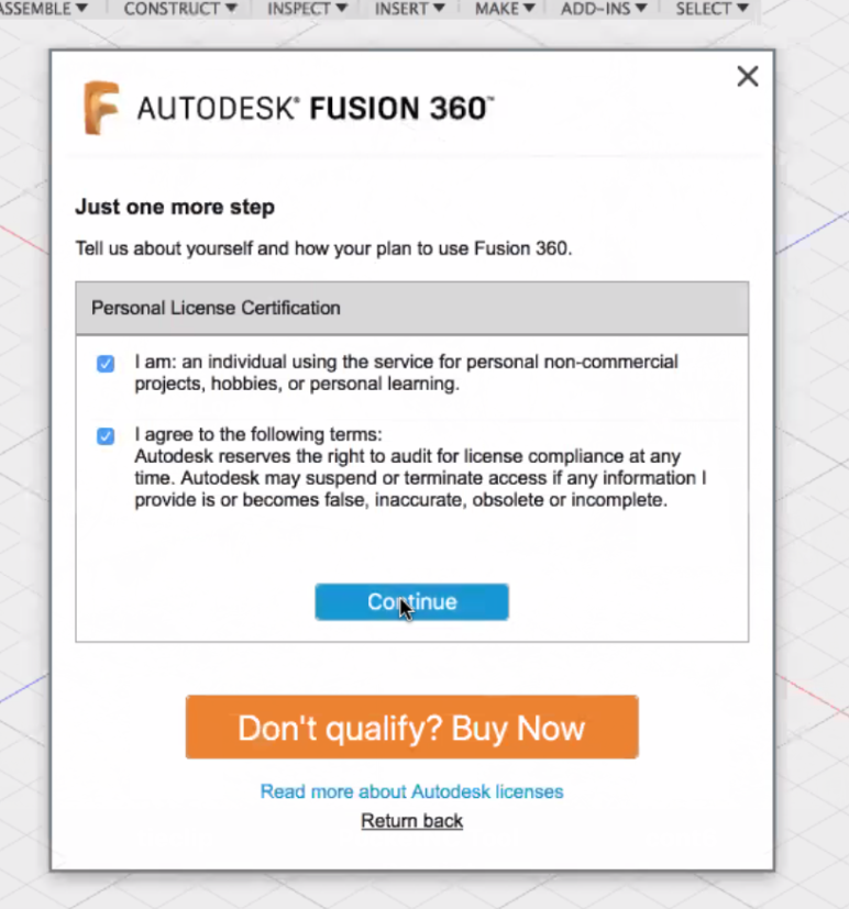 free fusion 360 for hobbyist