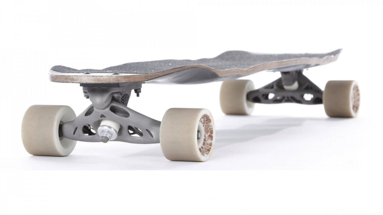 Skateboard Trucks Optimized for Downhill Racing with Metal 3D Printing