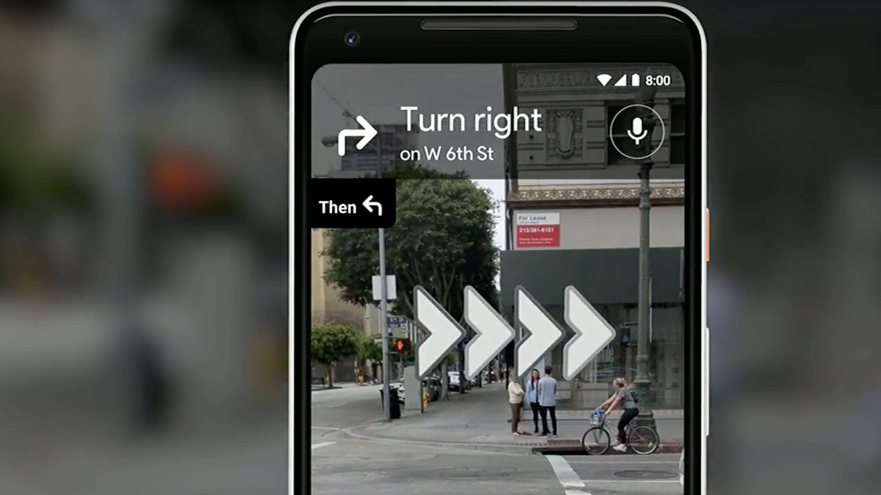 Google Maps to Improve Walking Navigation with AR Fox and Giant Arrows | All3DP