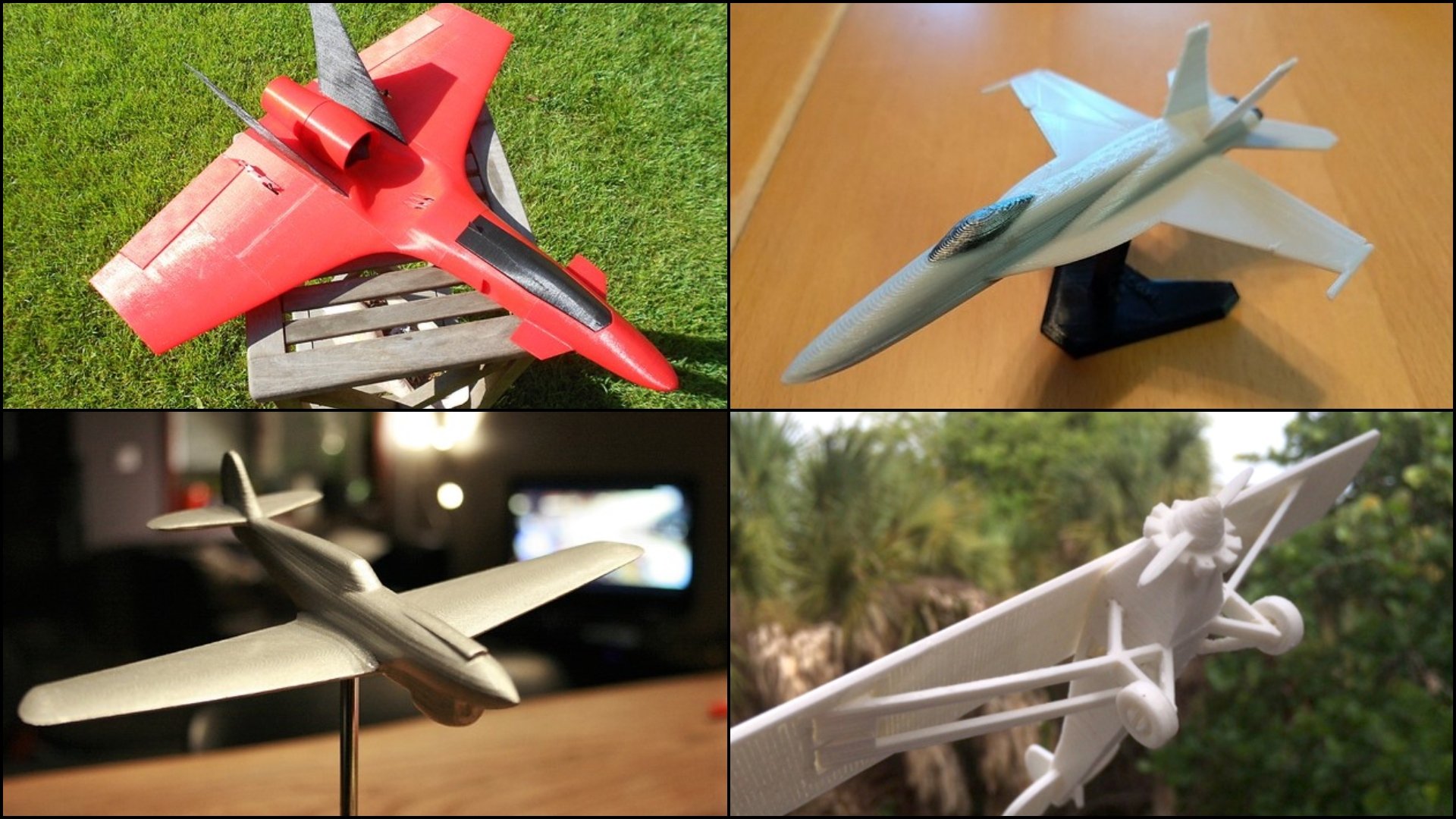 3d printed airplane models