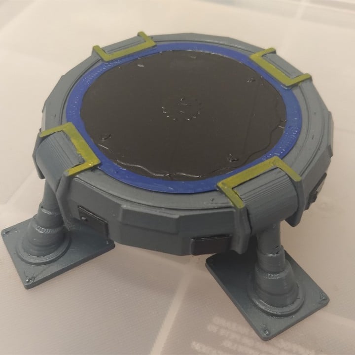 image of fortnite props to 3d print fortnite jump pad coaster - luxe 3d model fortnite