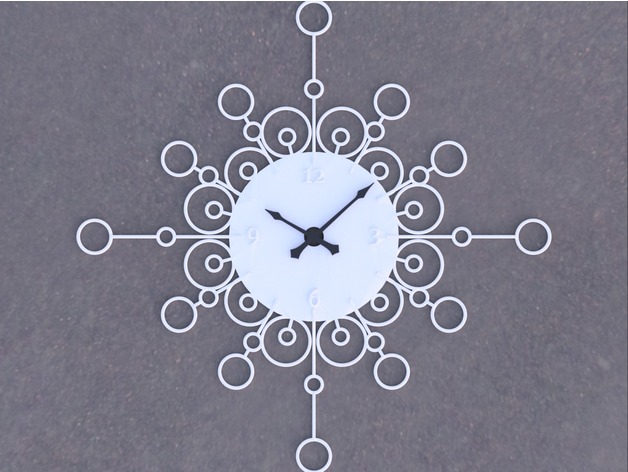 Project Design 3d Print A Customized Sunburst Clock All3dp