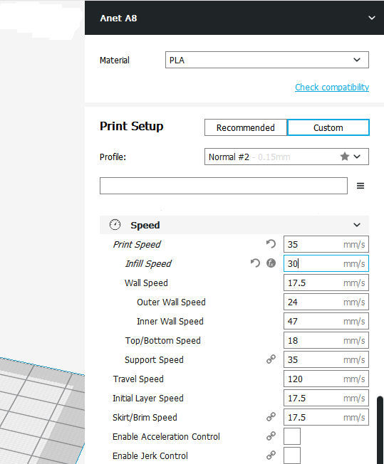 Anet a8 подключение к компьютеру cura