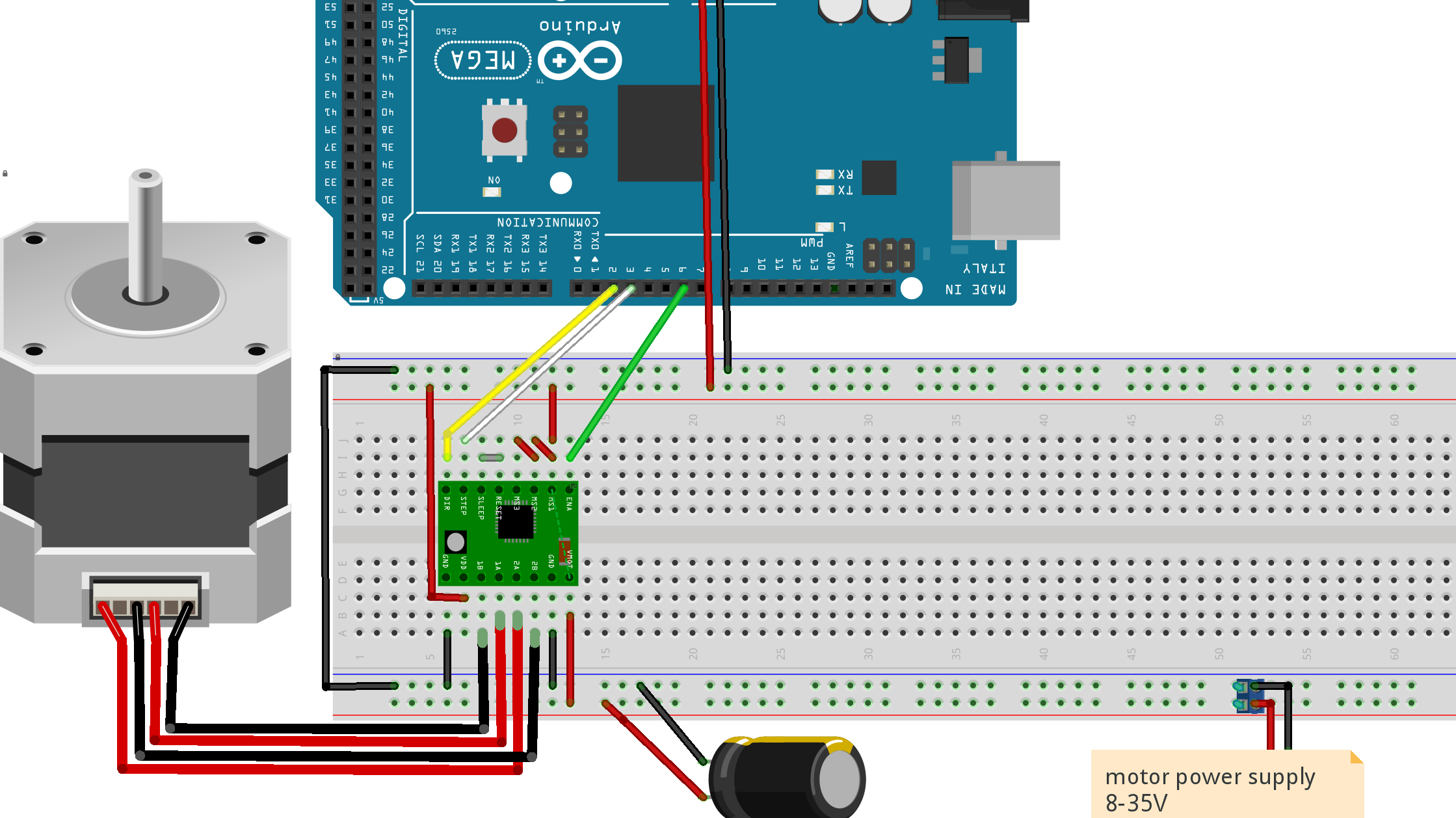 arduino stepper motor library