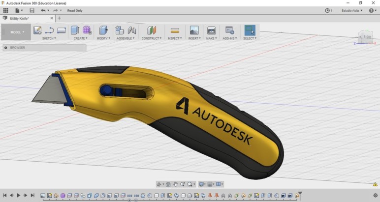 Fusion 360 was developed by Autodesk.