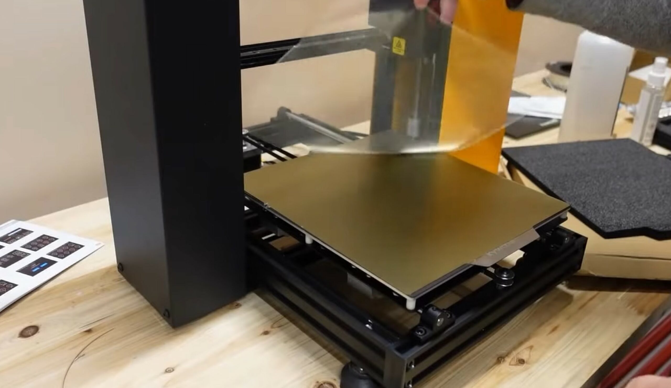 3D Printer PEI Heated Bed Sticker Kit - Magnetic Spring Steel Sheet Flex Plate (Multiple Sizes Available)