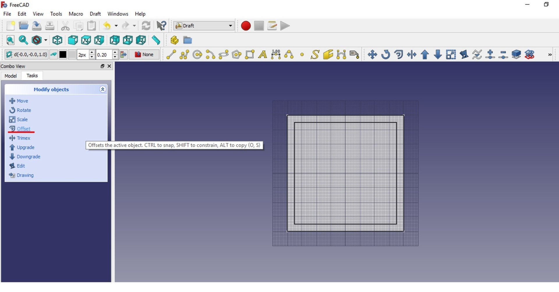 freecad print sketch