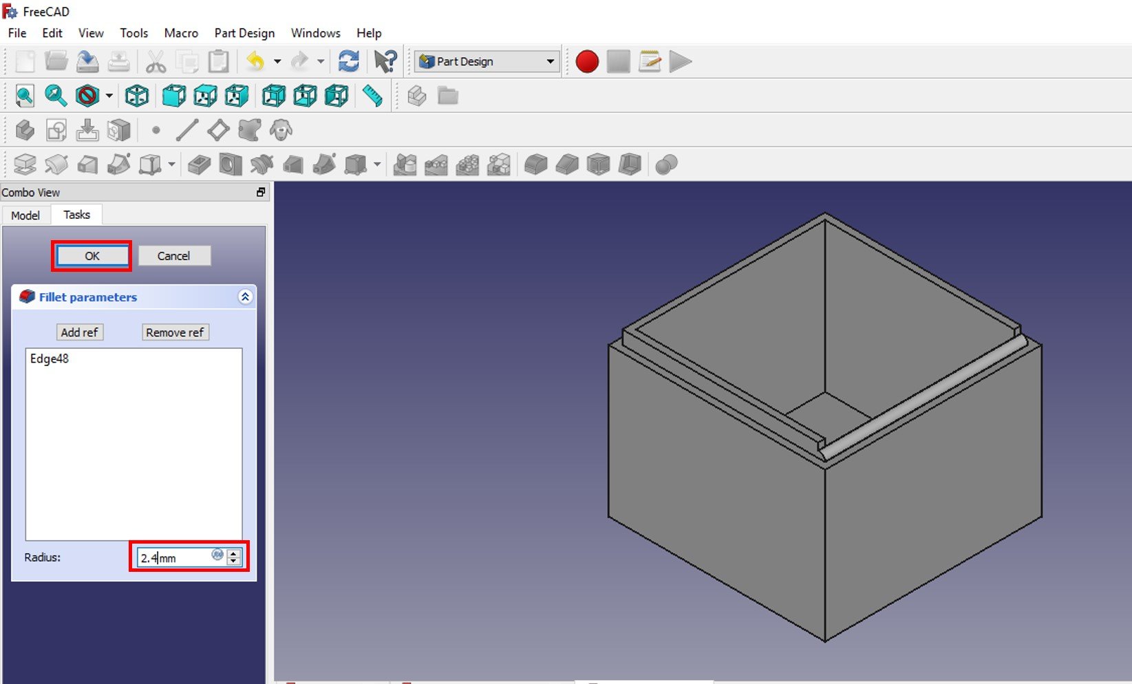 can you make a box radius in openoffice drawing