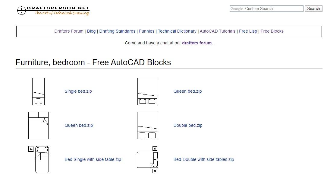 Autocad Models Free Download