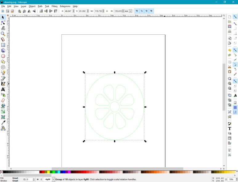 inkscape dxf export