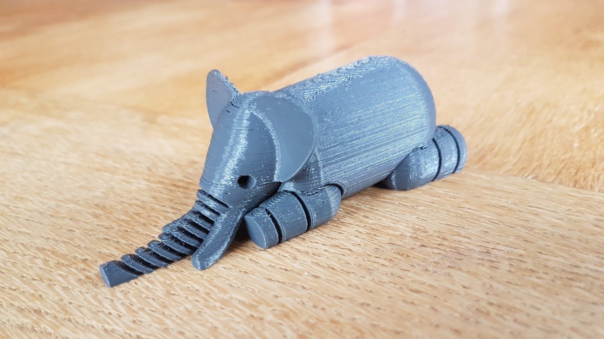 moving toy elephant