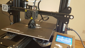 An Ender 3 makes a great beginner 3D printer.