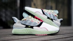Adidas ZX 4000 4D featuring the 3D printed midsole