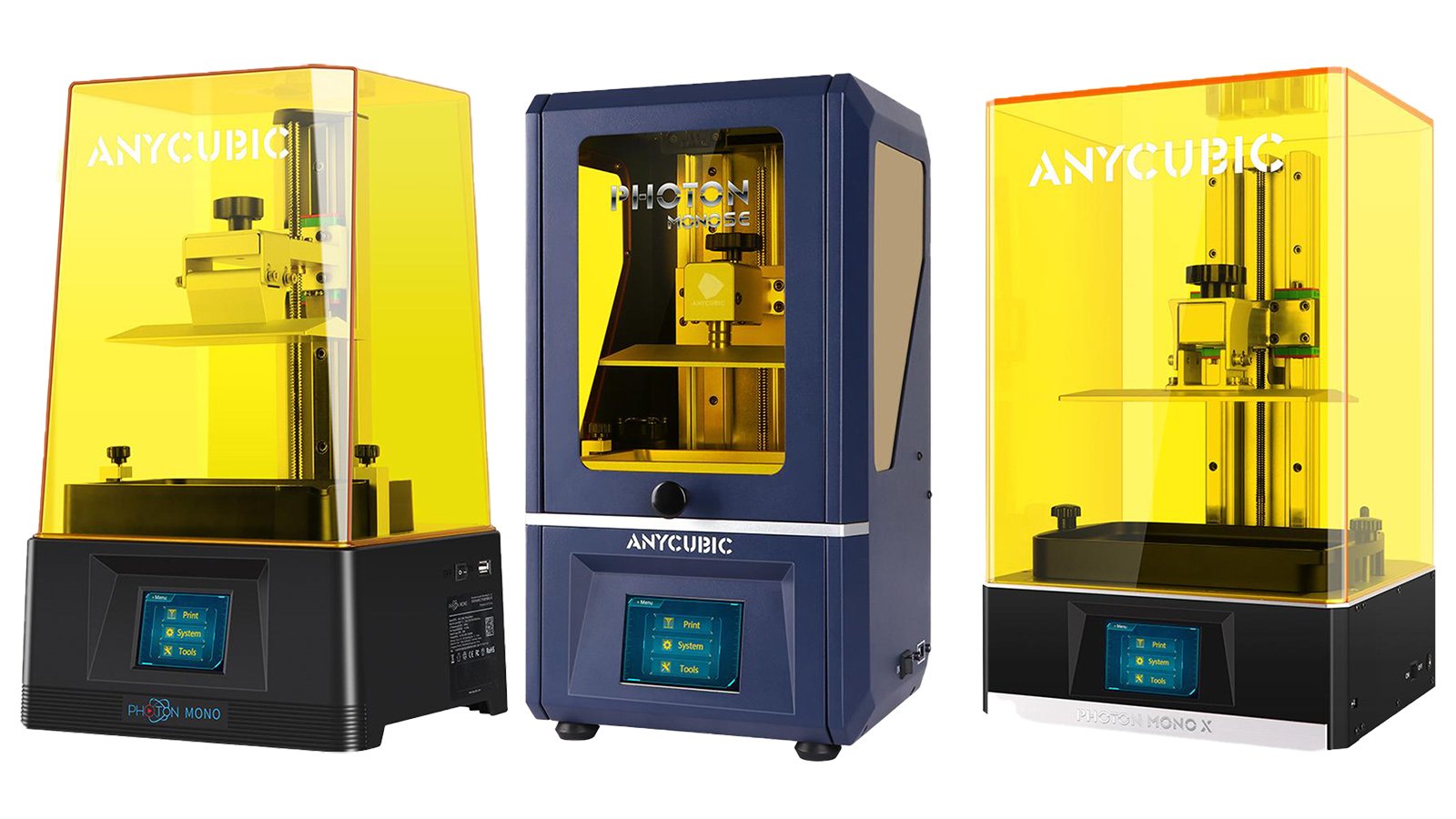 All3DP.com tre nuovi anycubic prodotti, il Anycubic Mono, Anycubic Mono SE e Anycubic Mono X resin 3d-printer resine 3d-printing