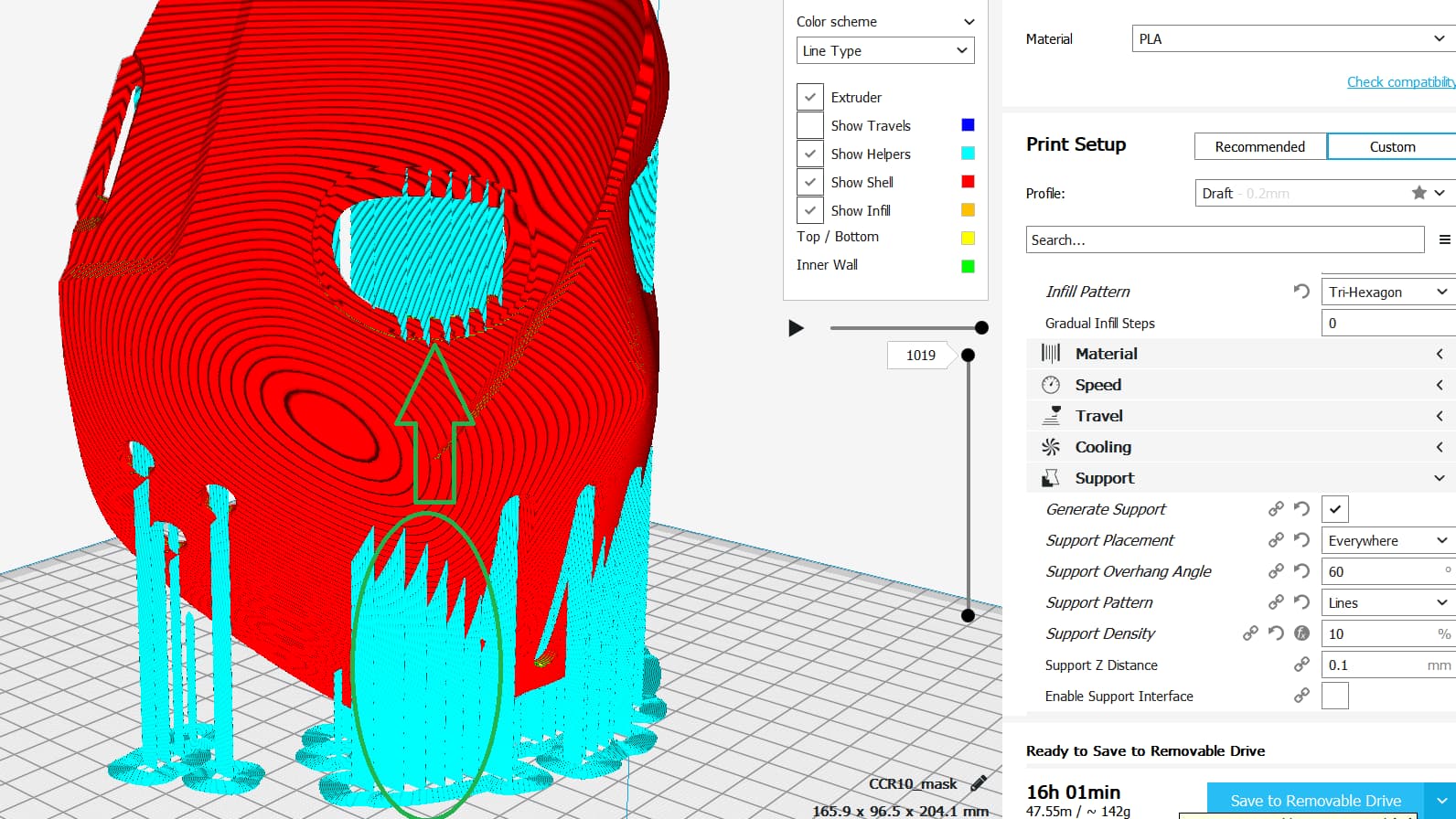 Cura: Custom Supports – Simply Explained  All21DP