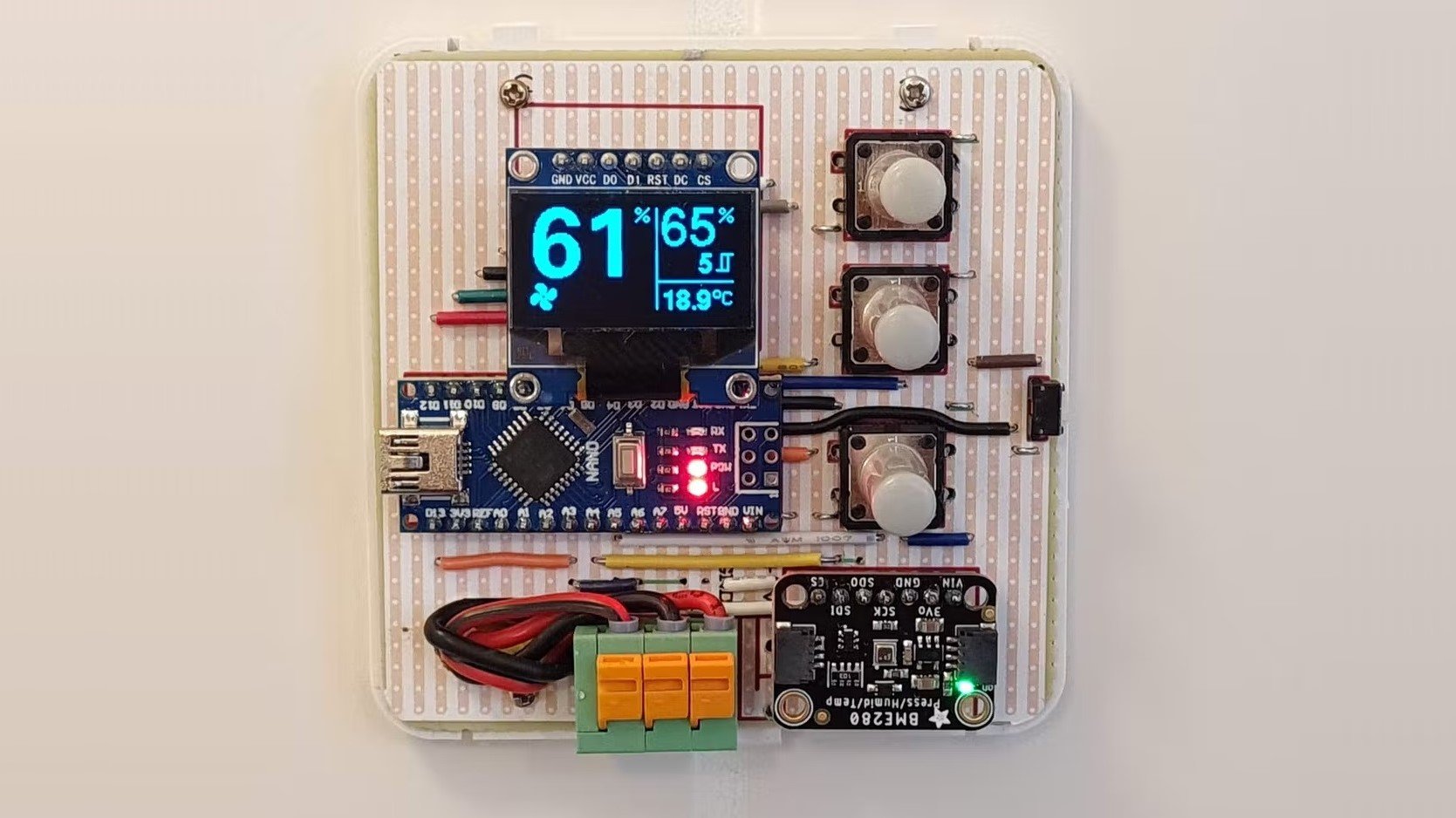 How to win Chrome Dinosaur game with Arduino - Arduino Circuit